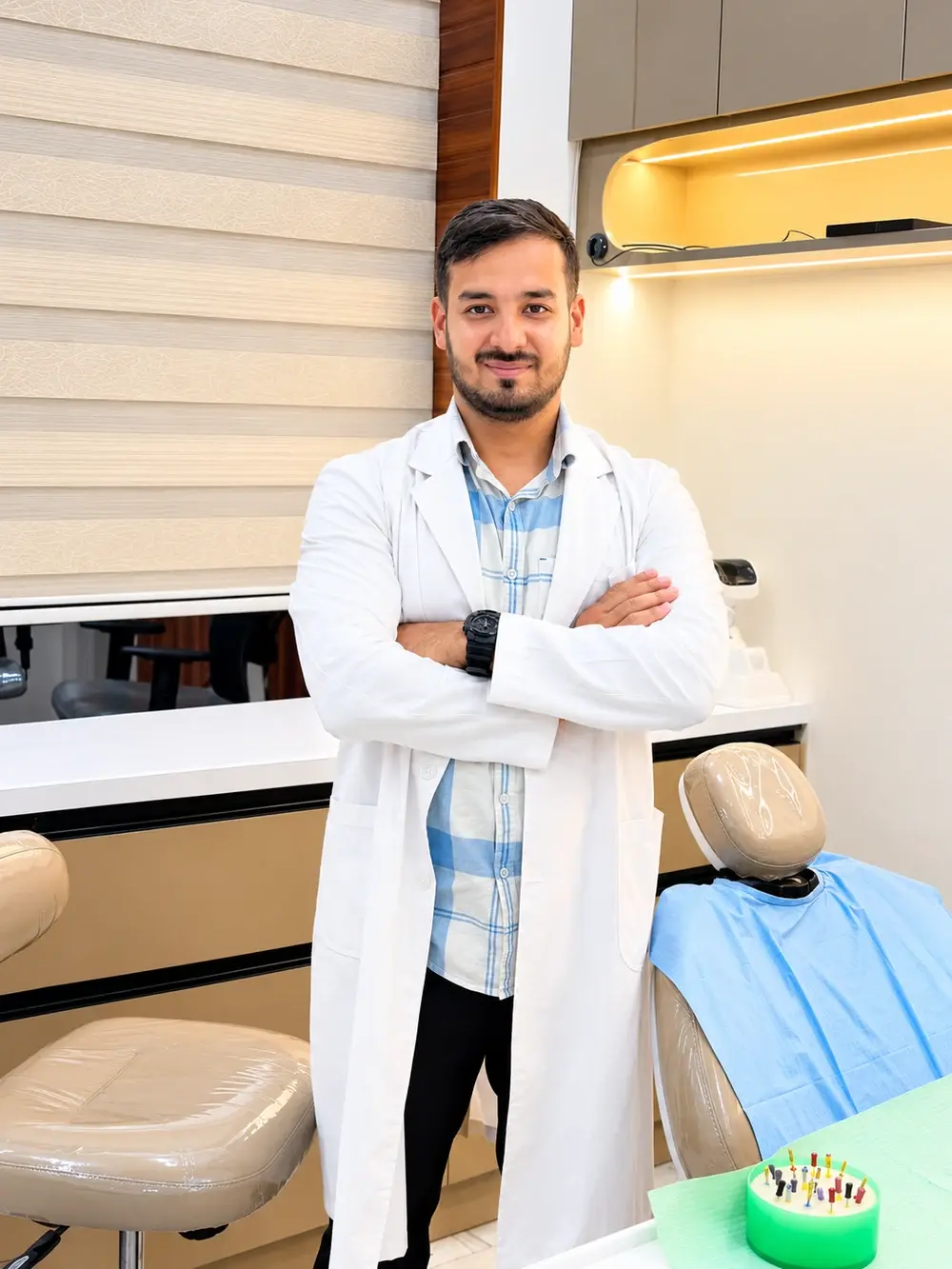 Dr. Umang Malviya, MDS Orthodontics and certified Invisalign provider at Eclectic Dental Care, Prayagraj